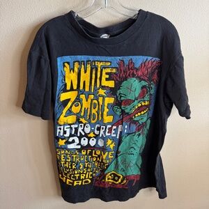 Vintage 1995 White Zombie Astrocreep 2000 Concert T-Shirt XL